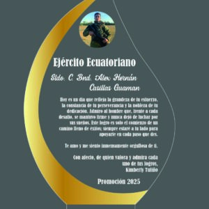 17 PLACA GOTA RECONOCIMIENTO