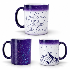 Jarro mágico azul brilloso personalizado