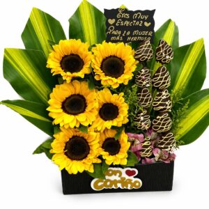 Arreglo de Girasoles Premium