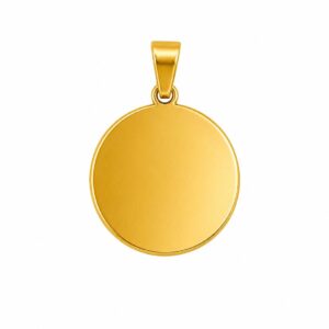 COLLAR CIRCULAR DORADO 3CM