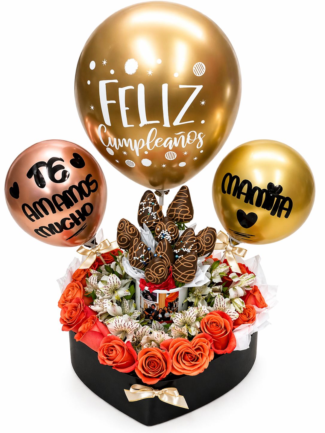 Bouquet Dorado de Celebración