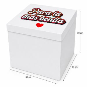 CAJA SORPRESA DE 30X39X39