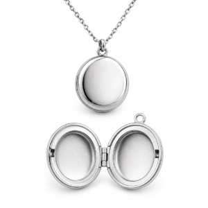 RELICARIO CIRCULAR PLATEADO