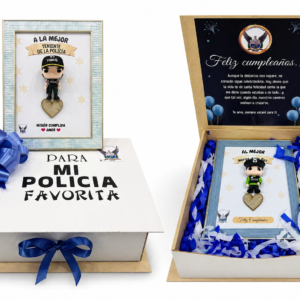 Funko de 7cm + Caja de cartón personalizada
