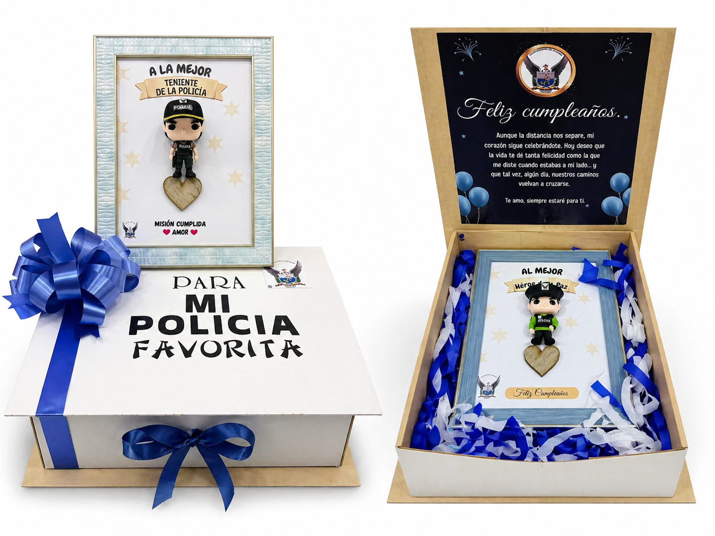 Funko de 7cm + Caja de cartón personalizada