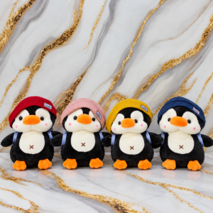 PINGUINOS SOMBRERO 20CM