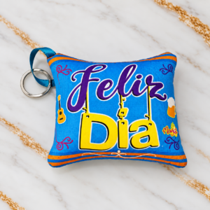 ALMOHADA RECTANGULAR 10X8CM AZUL
