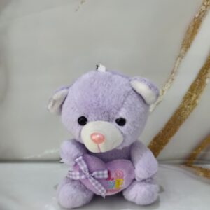 LLAVERO OSO MORADO 12CM